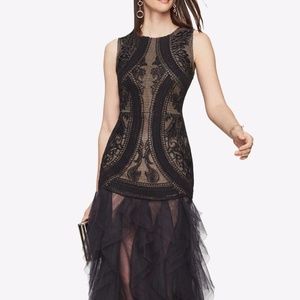 BCBGMAXAZARIA Vivica Embroidered Gown